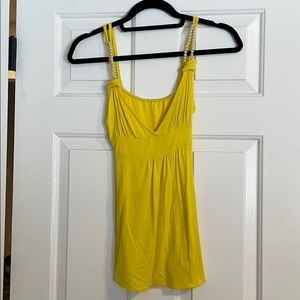 Summer top, with beaded strap detail